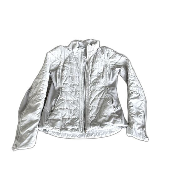 Lululemon “Another Mile” White Quilted Jacket – Size 6 – Lightweight & Warm - Picture 1 of 10